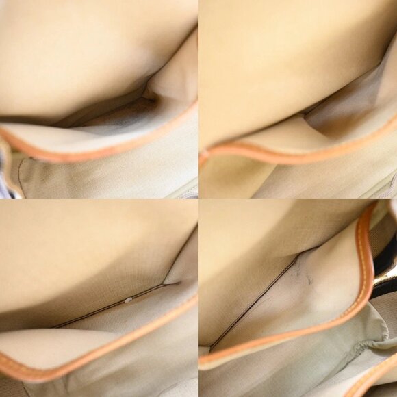 LOUIS VUITTON LV Logo Deauville Hand Bag Monogram Leather Brown M47270 81EE891 - Picture 14 of 16